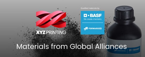 XYZprinting und BASF Forward AM stellen fortschrittliche SLS-Materialien mit Carbon Fiber vor